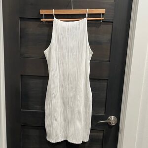 Chic White Backless Dress